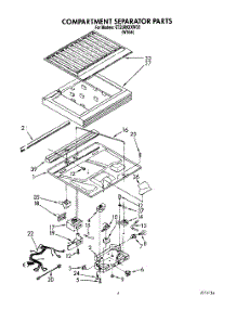 03 - Compartment Separator parts for Whirlpool Refrigerator ET20RKXXW00 from AppliancePartsPros.com