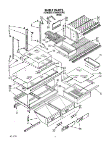 04 - Shelf, Lit / Optional parts for Whirlpool Refrigerator ET20RKXXW00 from AppliancePartsPros.com