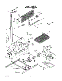 05 - Unit parts for Whirlpool Refrigerator ET20RKXXW00 from AppliancePartsPros.com