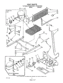 06 - Unit parts for Whirlpool Refrigerator ET22DKXWW01 from AppliancePartsPros.com