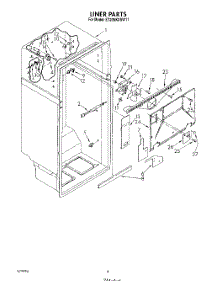 03 - Liner parts for Whirlpool Refrigerator ET20NKXSW11 from AppliancePartsPros.com