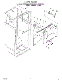 02 - Liner parts for Whirlpool Refrigerator ET25DKXDN01 from AppliancePartsPros.com