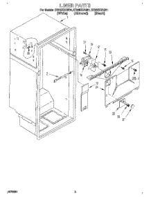 02 - Liner parts for Whirlpool Refrigerator ET20DKXAN01 from AppliancePartsPros.com