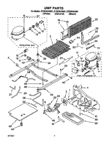 05 - Unit parts for Whirlpool Refrigerator ET20DKXAN01 from AppliancePartsPros.com