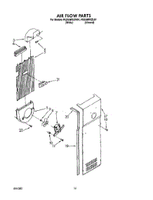 11 - Air Flow parts for Whirlpool Refrigerator RS25AWXZW01 from AppliancePartsPros.com