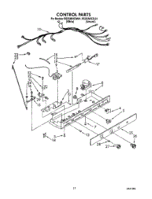 12 - Control parts for Whirlpool Refrigerator RS25AWXZW01 from AppliancePartsPros.com