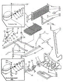 Unit parts for Whirlpool Refrigerator ET20NKXSN11 from AppliancePartsPros.com