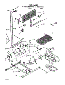 05 - Unit parts for Whirlpool Refrigerator ET20RKYYW00 from AppliancePartsPros.com