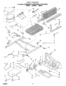 06 - Unit parts for Whirlpool Refrigerator ET25DQRBW01 from AppliancePartsPros.com