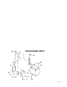 03 - Transformer parts for Whirlpool Refrigerator JWARG469WP00 from AppliancePartsPros.com