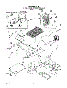 09 - Unit parts for Kitchenaid Refrigerator KSRS25QAAL02 from AppliancePartsPros.com