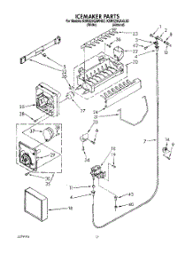 10 - Icemaker parts for Kitchenaid Refrigerator KSRS25QAAL02 from AppliancePartsPros.com