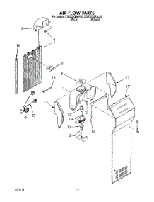 11 - Air Flow parts for Kitchenaid Refrigerator KSRS25QAAL02 from AppliancePartsPros.com