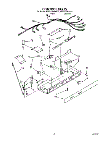 12 - Control parts for Kitchenaid Refrigerator KSRS25QAAL02 from AppliancePartsPros.com