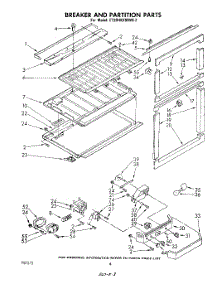 04 - Breaker And Partition parts for Whirlpool Refrigerator ET20HKXMWR2 from AppliancePartsPros.com