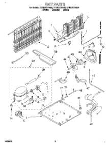 05 - Unit parts for Whirlpool Refrigerator ET19DKXDN00 from AppliancePartsPros.com