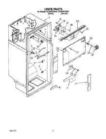 03 - Liner parts for Whirlpool Refrigerator ET25PKXXW01 from AppliancePartsPros.com