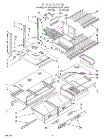 04 - Shelf, Lit / Optional parts for Whirlpool Refrigerator ET20F134KN0 from AppliancePartsPros.com