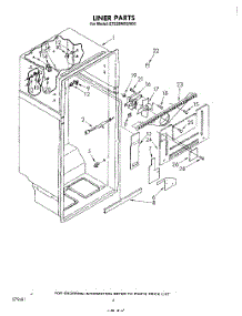 03 - Liner parts for Whirlpool Refrigerator ET22DMXSW01 from AppliancePartsPros.com