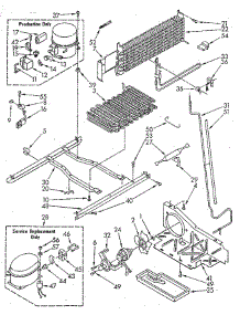 Unit parts for Whirlpool Refrigerator ET20NKXSG10 from AppliancePartsPros.com