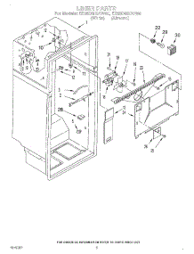 02 - Liner parts for Whirlpool Refrigerator ET25DMXAW00 from AppliancePartsPros.com