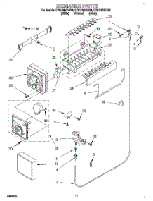 06 - Icemaker parts for Whirlpool Refrigerator ET21DMXDB03 from AppliancePartsPros.com