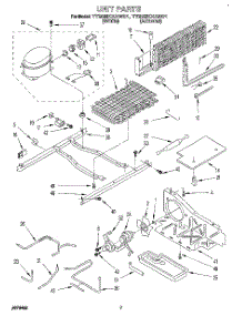 06 - Unit parts for Whirlpool Refrigerator TT20BKXAW01 from AppliancePartsPros.com