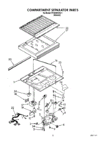 04 - Compartment Separator parts for Whirlpool Refrigerator ET20DKXXN11 from AppliancePartsPros.com