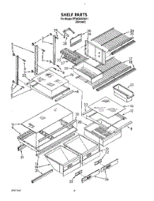 05 - Shelf, Lit / Optional parts for Whirlpool Refrigerator ET20DKXXN11 from AppliancePartsPros.com