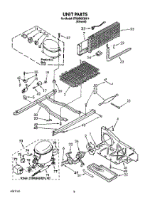 06 - Unit parts for Whirlpool Refrigerator ET20DKXXN11 from AppliancePartsPros.com