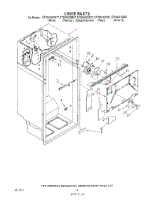 03 - Liner parts for Whirlpool Refrigerator ET20AKXSW07 from AppliancePartsPros.com