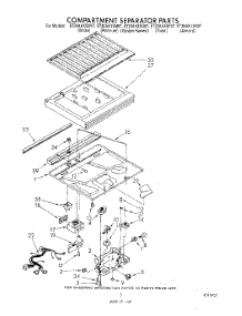 04 - Compartment Separator parts for Whirlpool Refrigerator ET20AKXSW07 from AppliancePartsPros.com