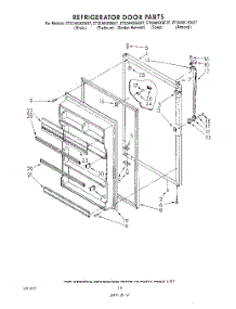 08 - Refrigerator Door , Lit / Optional parts for Whirlpool Refrigerator ET20AKXSW07 from AppliancePartsPros.com