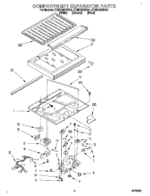 03 - Compartment Separator parts for Whirlpool Refrigerator ET25DMXBN01 from AppliancePartsPros.com