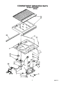 04 - Compartment Separator parts for Whirlpool Refrigerator ET22DKXZN00 from AppliancePartsPros.com