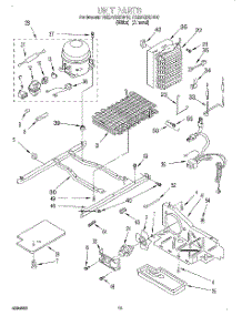09 - Unit parts for Whirlpool Refrigerator TS22AQXDN10 from AppliancePartsPros.com