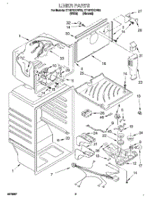 03 - Liner parts for Whirlpool Refrigerator ET18PKXDN03 from AppliancePartsPros.com