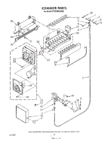 08 - Icemaker parts for Whirlpool Refrigerator ET22DMXVM00 from AppliancePartsPros.com