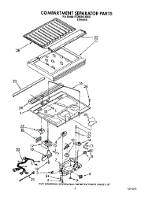 04 - Compartment Separator parts for Whirlpool Refrigerator ET25DKXXN00 from AppliancePartsPros.com