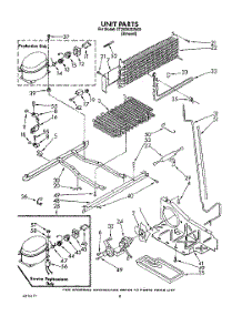 06 - Unit parts for Whirlpool Refrigerator ET25DKXXN00 from AppliancePartsPros.com
