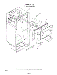 03 - Liner parts for Whirlpool Refrigerator ET20DKXTF10 from AppliancePartsPros.com