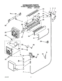 07 - Icemaker parts for Whirlpool Refrigerator ET22DMXAN02 from AppliancePartsPros.com
