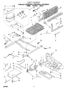05 - Unit parts for Whirlpool Refrigerator ET25DMXBB01 from AppliancePartsPros.com