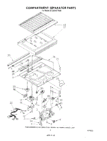 04 - Compartment Separator parts for Whirlpool Refrigerator ET20DKXTM00 from AppliancePartsPros.com