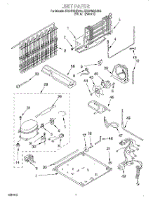 04 - Unit parts for Whirlpool Refrigerator ET20PMXDN04 from AppliancePartsPros.com