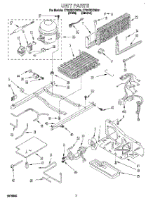 05 - Unit parts for Whirlpool Refrigerator ET22PKXDW00 from AppliancePartsPros.com