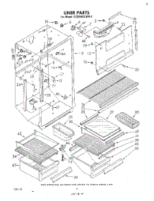 03 - Liner parts for Whirlpool Refrigerator ET20HKXLWR0 from AppliancePartsPros.com