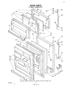 06 - Door , Not Illustrated And Optional parts for Whirlpool Refrigerator ET20HKXLWR0 from AppliancePartsPros.com