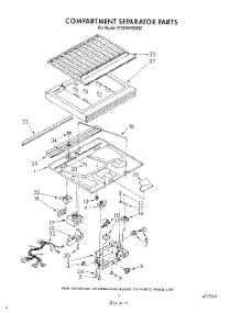 04 - Compartment Separator parts for Whirlpool Refrigerator ET20NKXSW20 from AppliancePartsPros.com