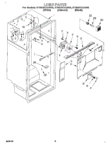 02 - Liner parts for Whirlpool Refrigerator ET22DKXAB03 from AppliancePartsPros.com